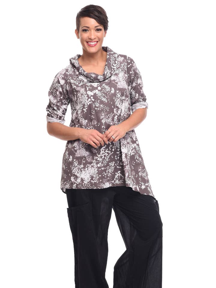 Tulip Clothing - Wholesale Tunic – Women’s - CV81 Calla in Dusk0