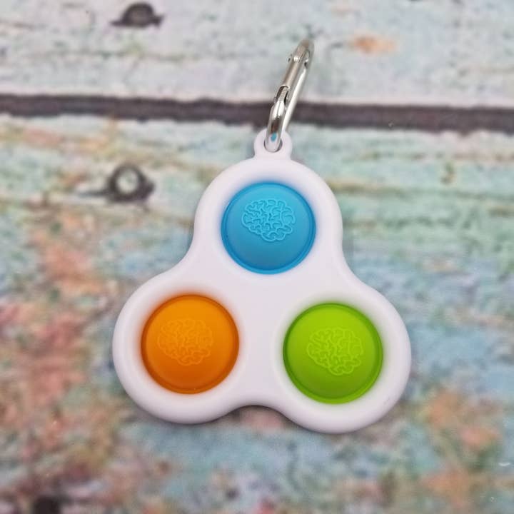 MIAS SHOP – wholesale Fidget toy – Kids – Pop Triple Dimple Keychain Fidget Sensory Toy2