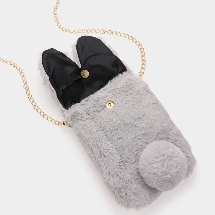 Sensibling Corp. - Wholesale Crossbody bag – Women's - Faux Fur Bunny Clutch / Crossbody Bag4