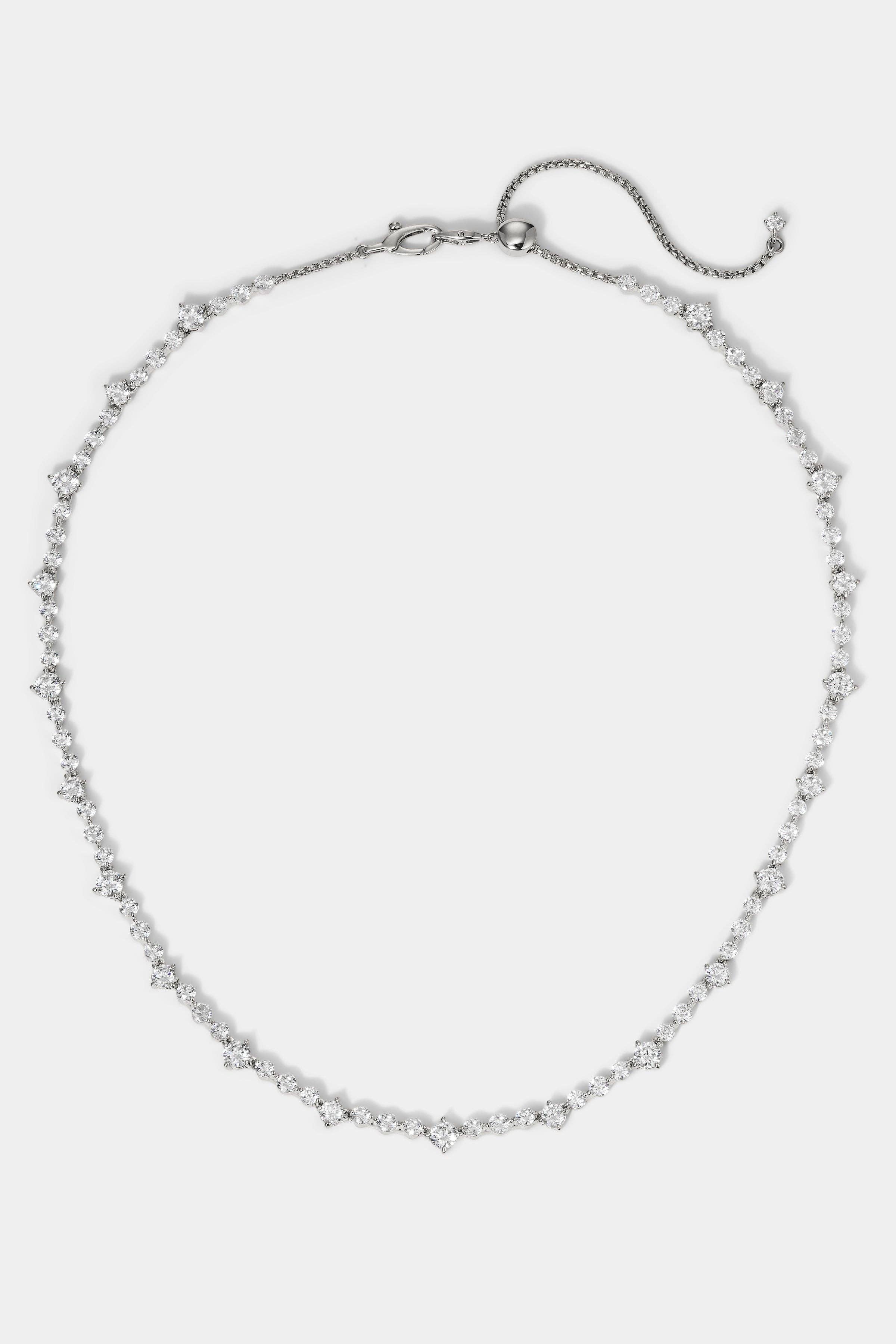NADRI - Vente Collier maille et chaîne - COLLIER DE TENNIS À COL CASSI CZ1