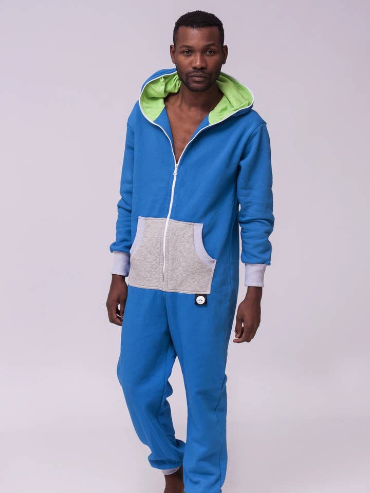 Sofa Killer – Engroshandel Onesie - Herre – Herre - Sky Blue Onesie0