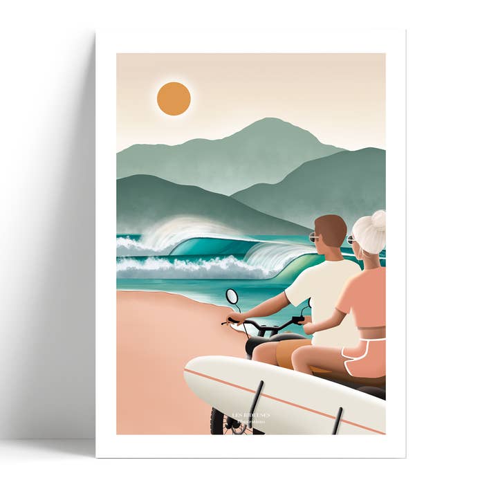 Surfing Kærlighed for engroshandel hos Les Rideuses