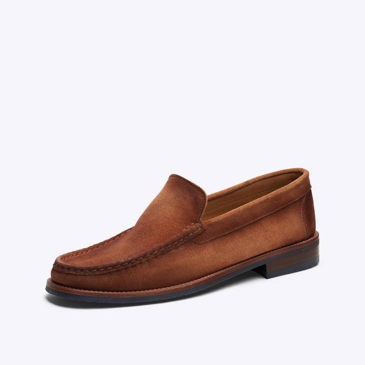 40667/00 - Mocassin en daim Cognac pour homme pour la vente par Centenário