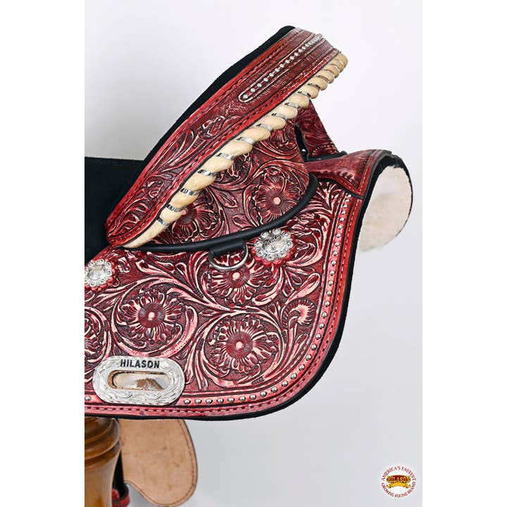 HILASON - Wholesale Horseback Riding Gear - Hilason Western Horse Treeless Trail Barrel Saddle American Leather