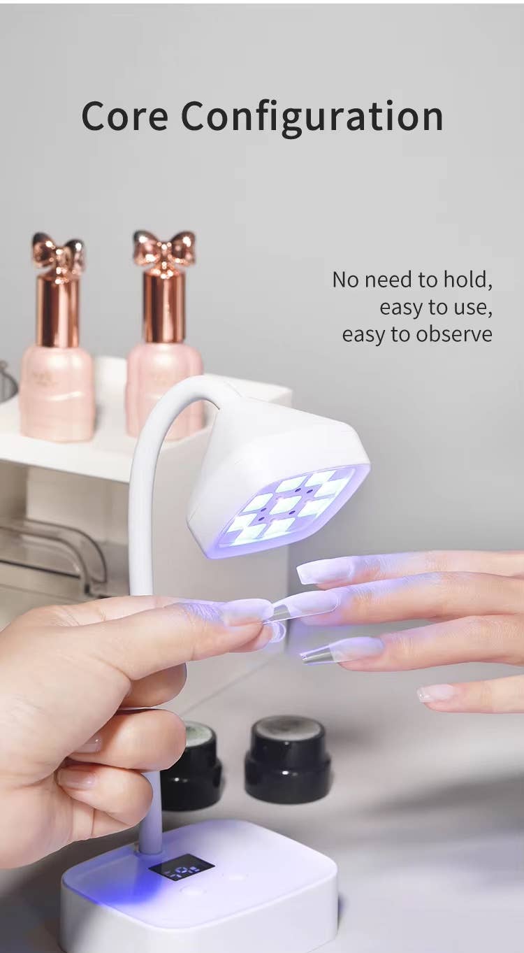 VIGOR - Wholesale Nailcare Set - Adjustable Gel Nail Quick Dry Gooseneck UV Light for Nails9