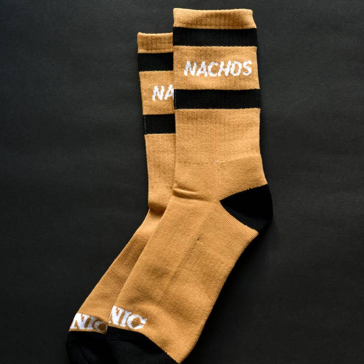 Nachos Comfy Vintage Crew Socks and other Purchase Wholesale nacho. Free Returns & Net 60 Terms on Faire trending on Faire.