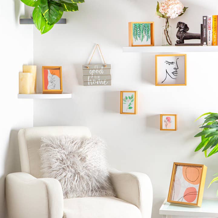 Rinkit Ltd – Moldura por atacado – Moldura 3D Nicola Spring para Foto 20 x 25 cm - Madeira Clara2