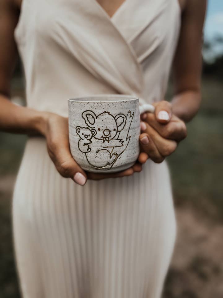 Ceramic mug - Koala for wholesale by Wolf and Clay Pty Ltd