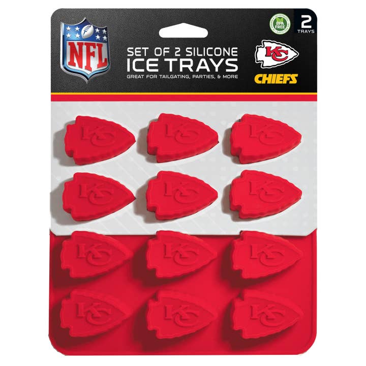 Masterpieces Puzzles - Wholesale Ice Tray/Mold - Kansas City Chiefs Ice Cube Tray