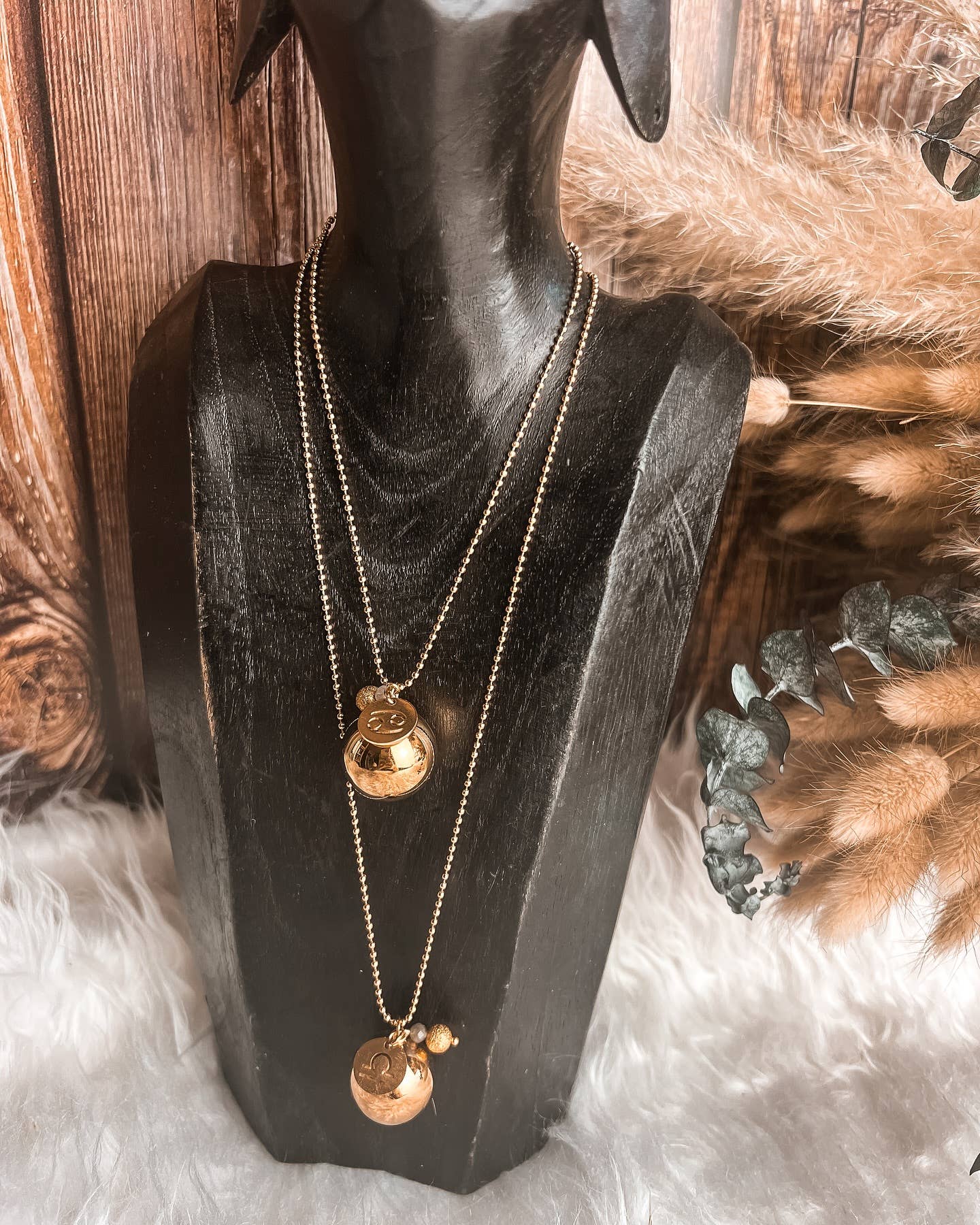 Grain de Fantaisies - Wholesale Pendant/Charm Necklace - The signature stars - pregnancy bolas1