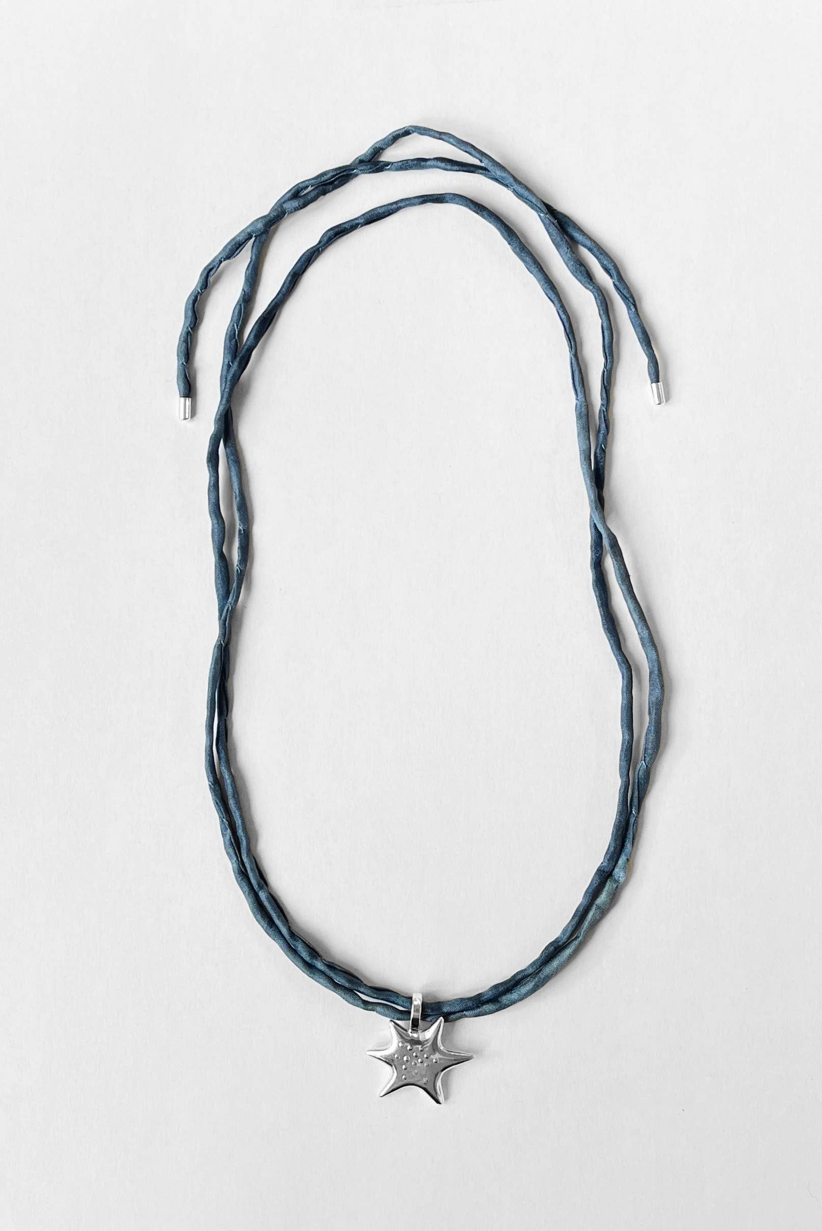 Kara Yoo - Wholesale Pendant/Charm Necklace - Sea Star on Raw Silk1