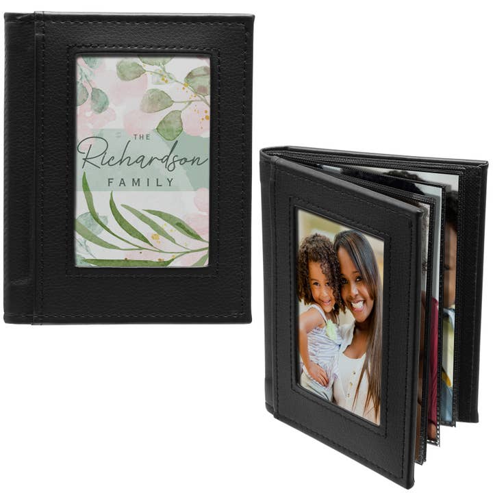 Neil Enterprises - Wholesale Photo Album - Black Faux Leather 4" x 6" Slip-in Photo Album2