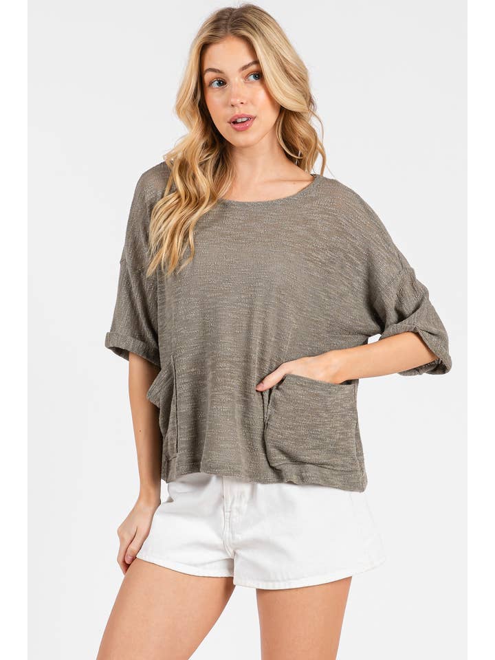 Final Touch - Vendita all'ingrosso Tunica - Donna - Top a Girocollo Vestibilità Ampia - T3121417