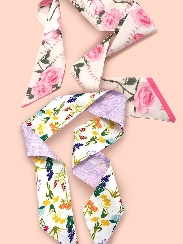 BLØD SILKEGLAT SMAL TWILLY TØRKLÆDE HALSKÆDE WRAP | 40SC684 for engroshandel hos JOSSLYN by wall to wall