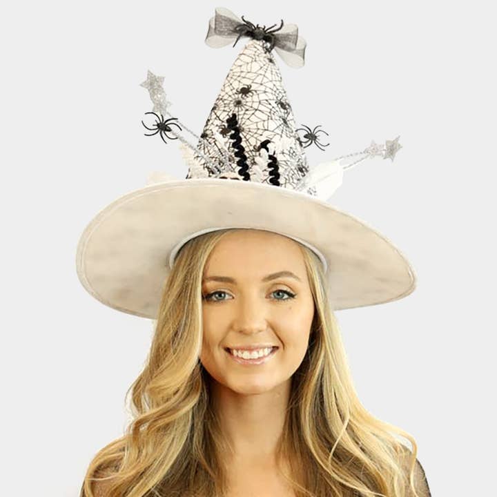 Sensibling Corp. - Wholesale Costume - Women's - Spider Web Halloween Witch Hat1