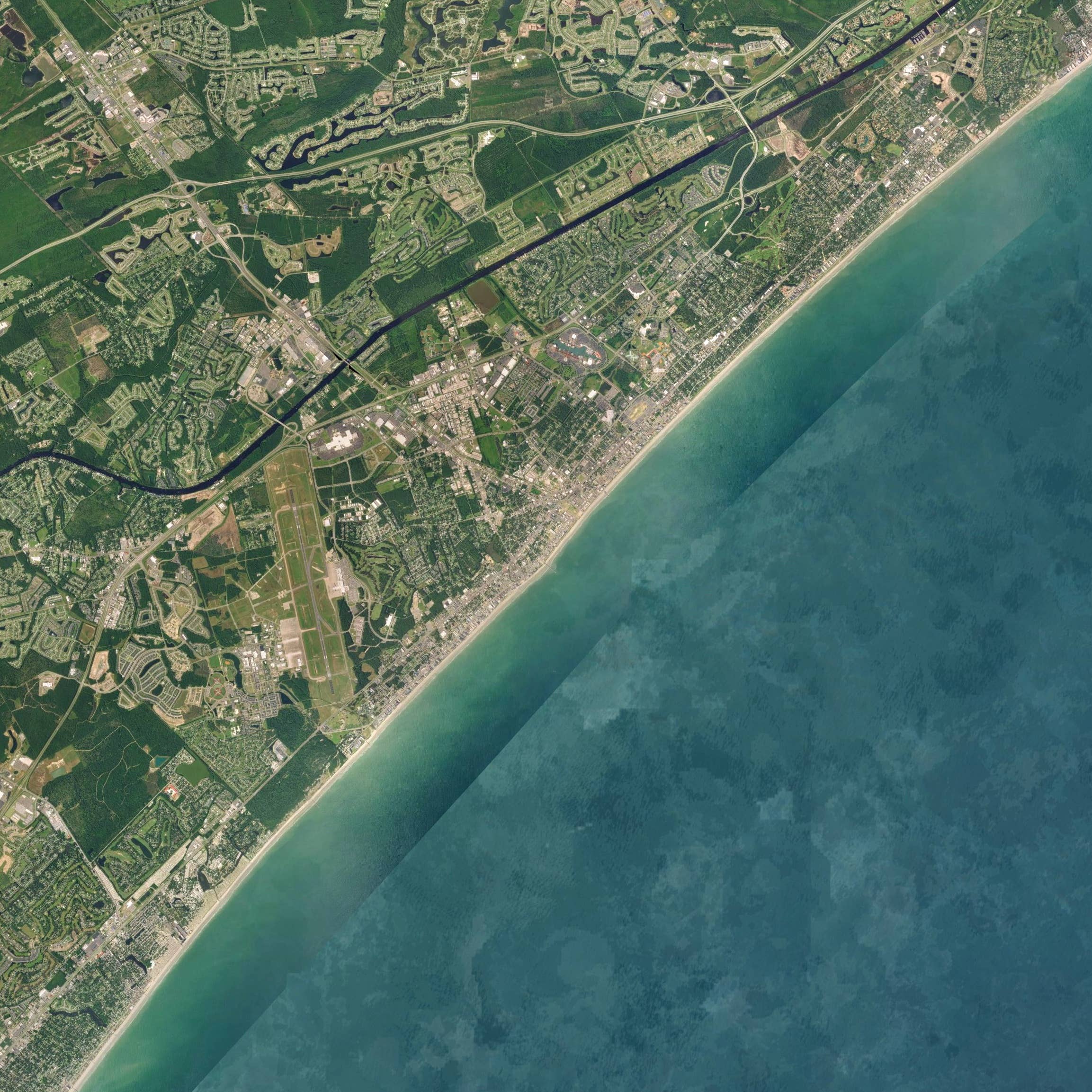 JACE.design - Wholesale Art Print - Myrtle Beach SC Map Print Satellite4