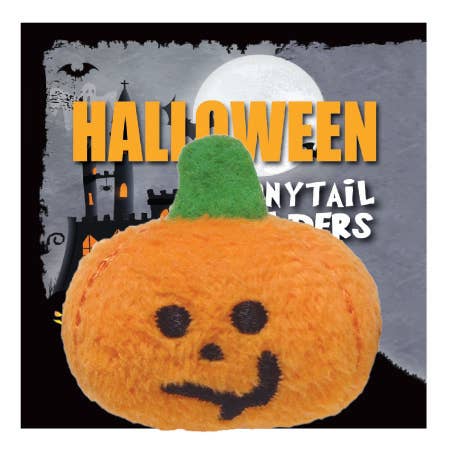 Halloween hestehale holder-græskar for engroshandel hos Ponytail Pals