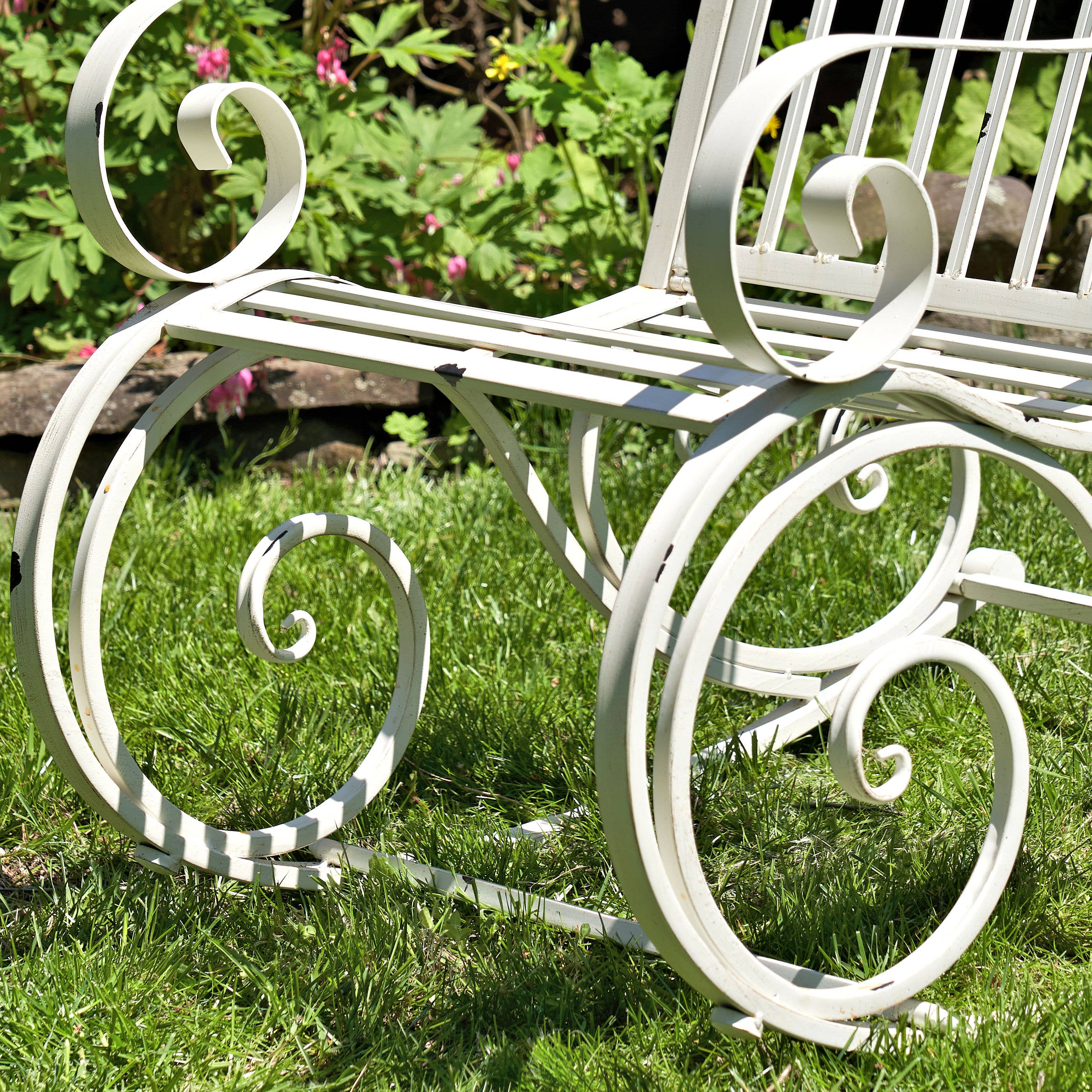 Zaer Ltd. International - Wholesale Bench - Iron Rocking Garden Furniture "Tatiana" Collection- 4 Option23