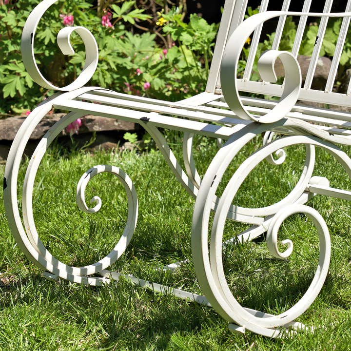 Zaer Ltd. International - Wholesale Bench - Iron Rocking Garden Furniture "Tatiana" Collection- 4 Option23