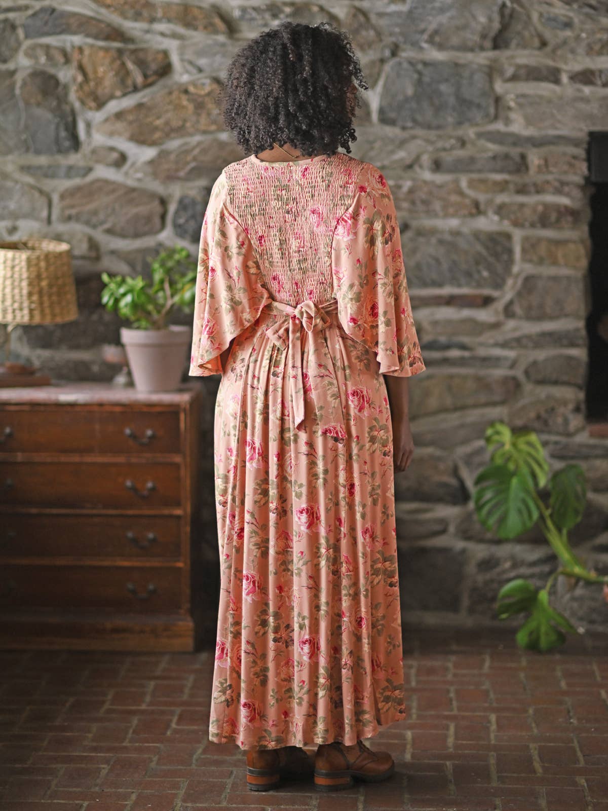 April Cornell Apparel - Wholesale Dress - Women's - Yesterday Roses Smocked Dress2