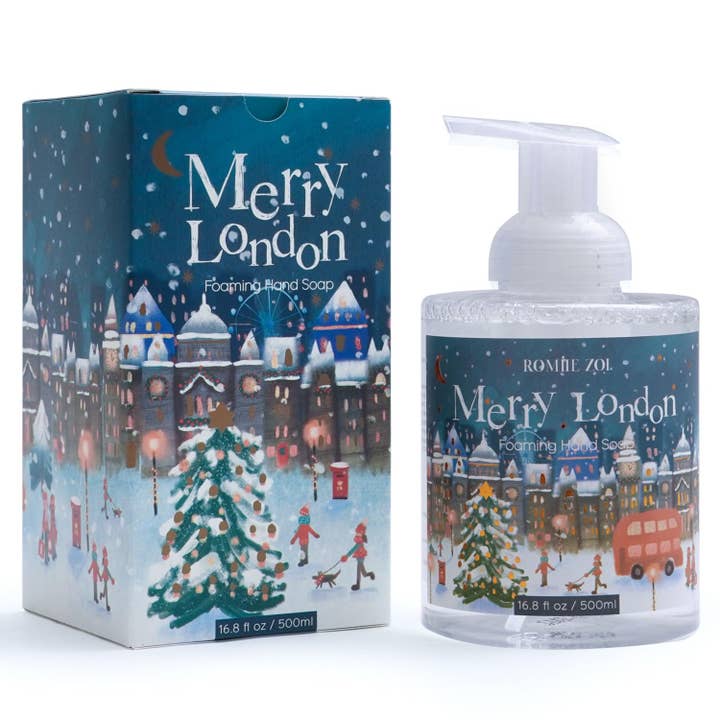 Wrapaholic Gifts & Packing Company - Wholesale Hand Soap/Wash - Christmas Foaming Hand Soap with Gift Box - Merry London