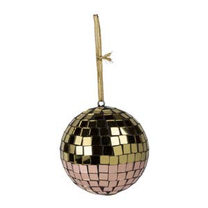 Gold Disco Ball String Lights