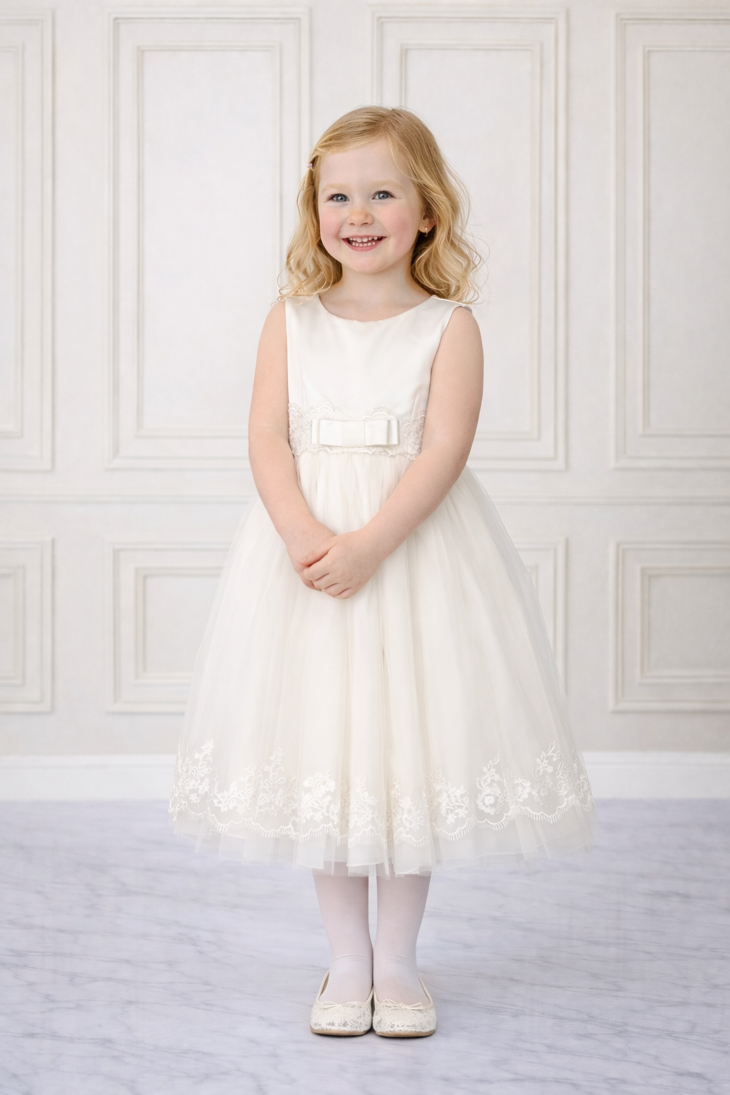 Bajabella – Vestido - Crianças por atacado – Vestido para daminha e batizado, para bebês e crianças pequenas6