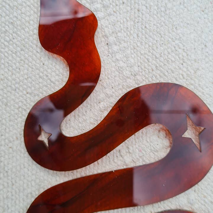 Wandbehang mit Schlange | Boho-Wanddekor | Wanddekor | Snake für den Großhandel von Made By Moxxi