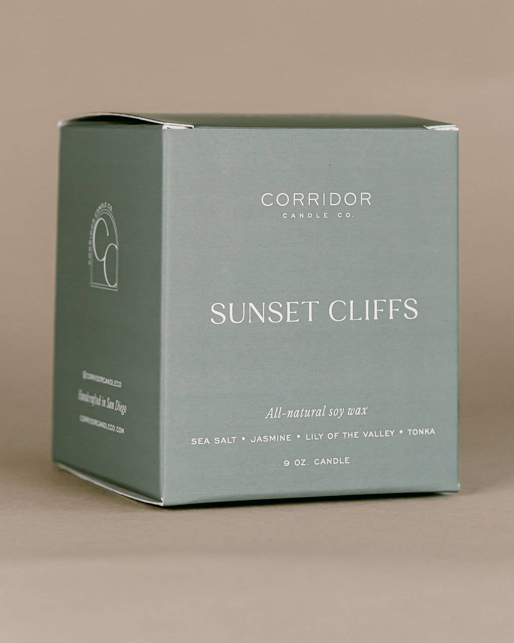 Corridor Candle Co. - Wholesale Jar/Filled Candle - Sunset Cliffs Soy Candle1