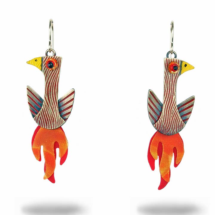 Phoenix Earrings for wholesale by Chickenscratch