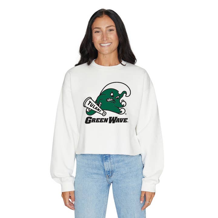 Tulane Green Wave Crewneck for wholesale by Lojo Collegiate Apparel