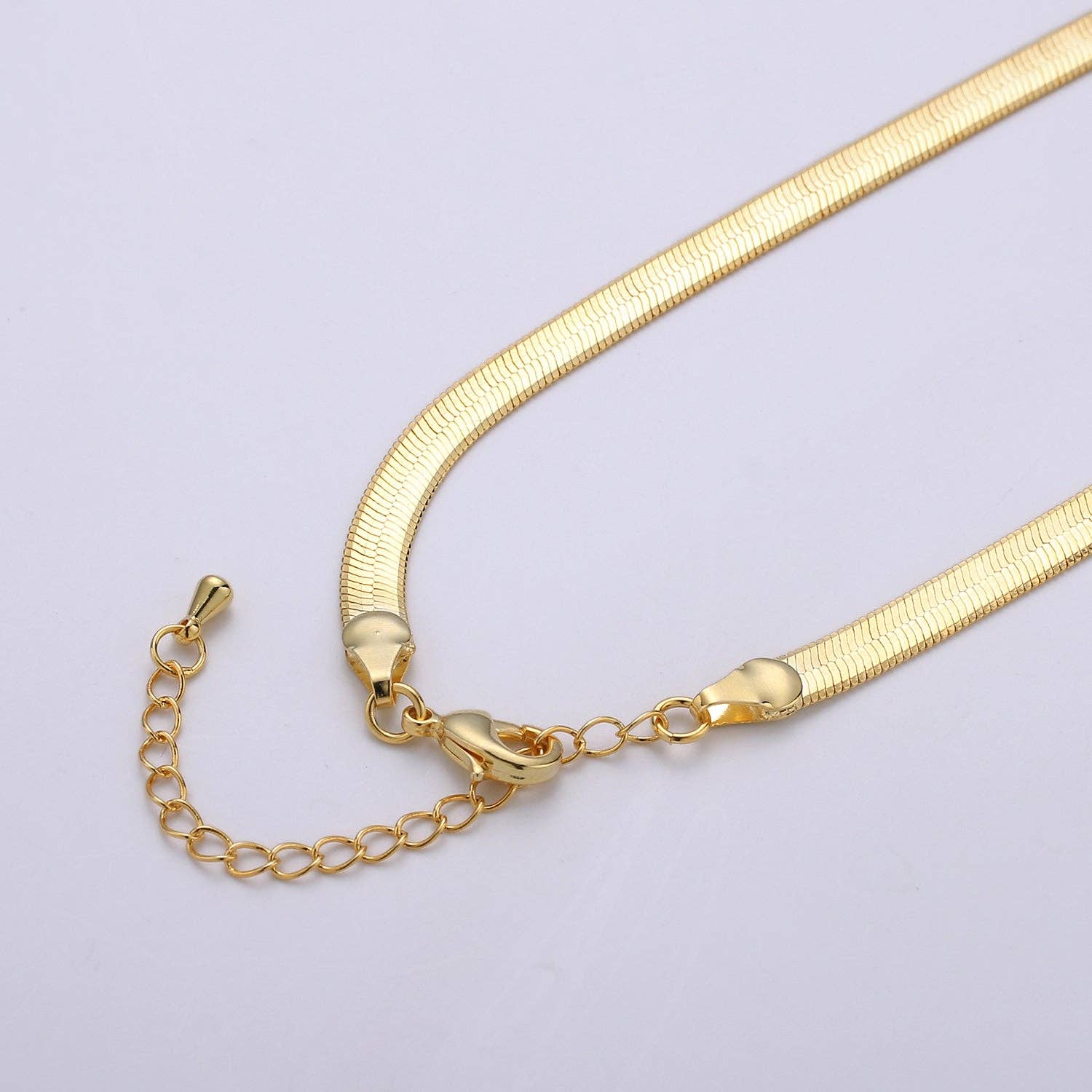 Alice Thin Snake Chain Necklace | Caitlyn Minimalist 18K Gold