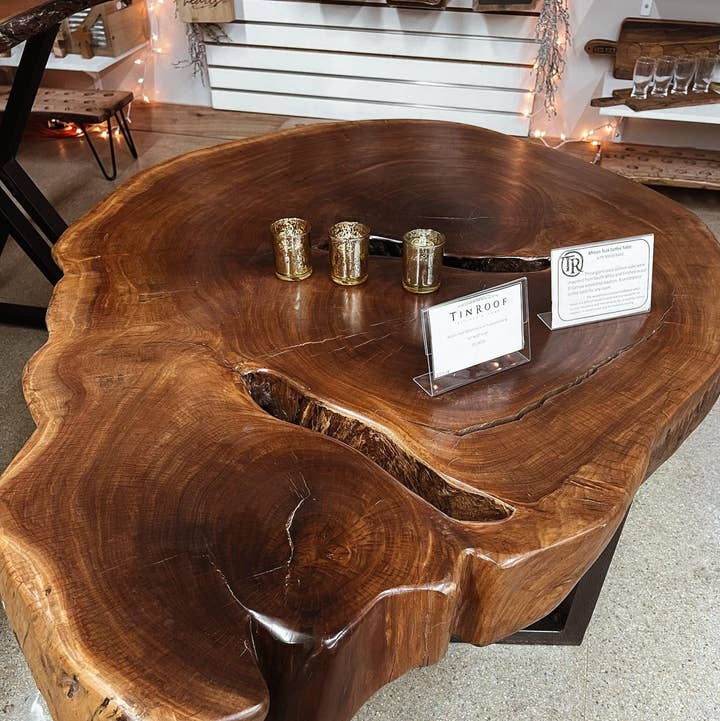 Tin Roof Kitchen & Home - Wholesale Coffee Table - African Teak Coffee Table0