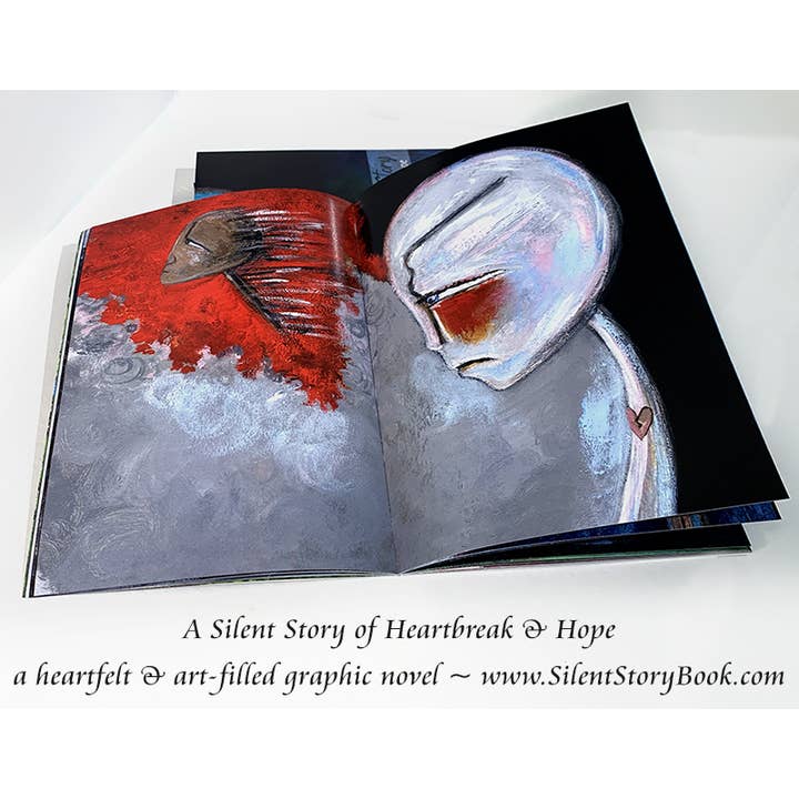 Katie m. Berggren art & design, LLC - Wholesale Graphic Novel - A Silent Story - A Graphic Novel Of Loss, Hope & Friendship5
