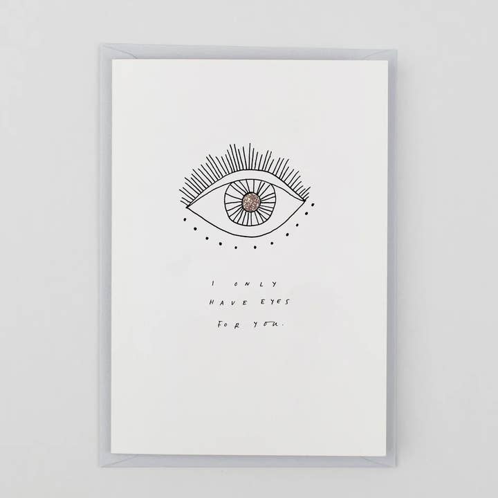Katie Housley - Wholesale Liefdeskaartje - HEB ALLEEN OOG VOOR JOU - MET DE HAND AFGEWERKTE KAART0