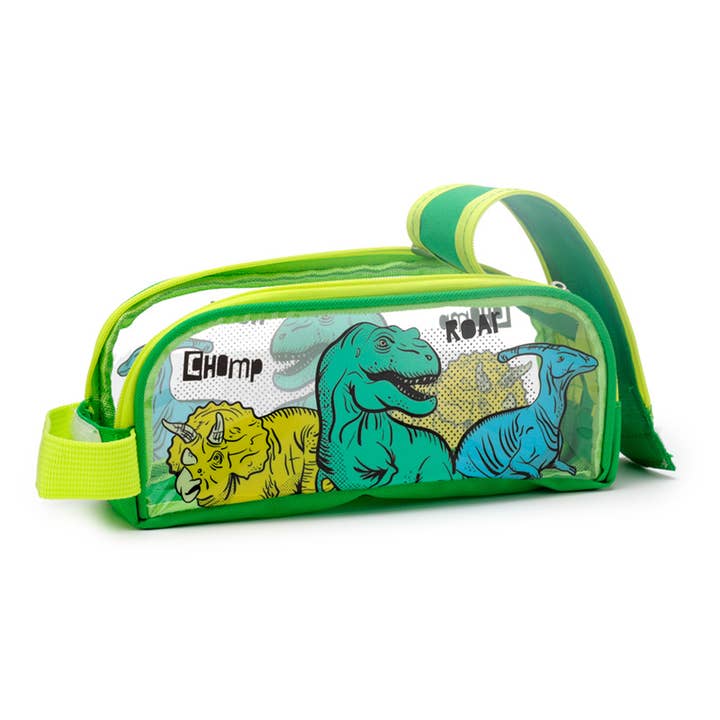 Puckator Ltd - Wholesale Pencil case/pouch - Dinosauria Clear Window Pencil Case1