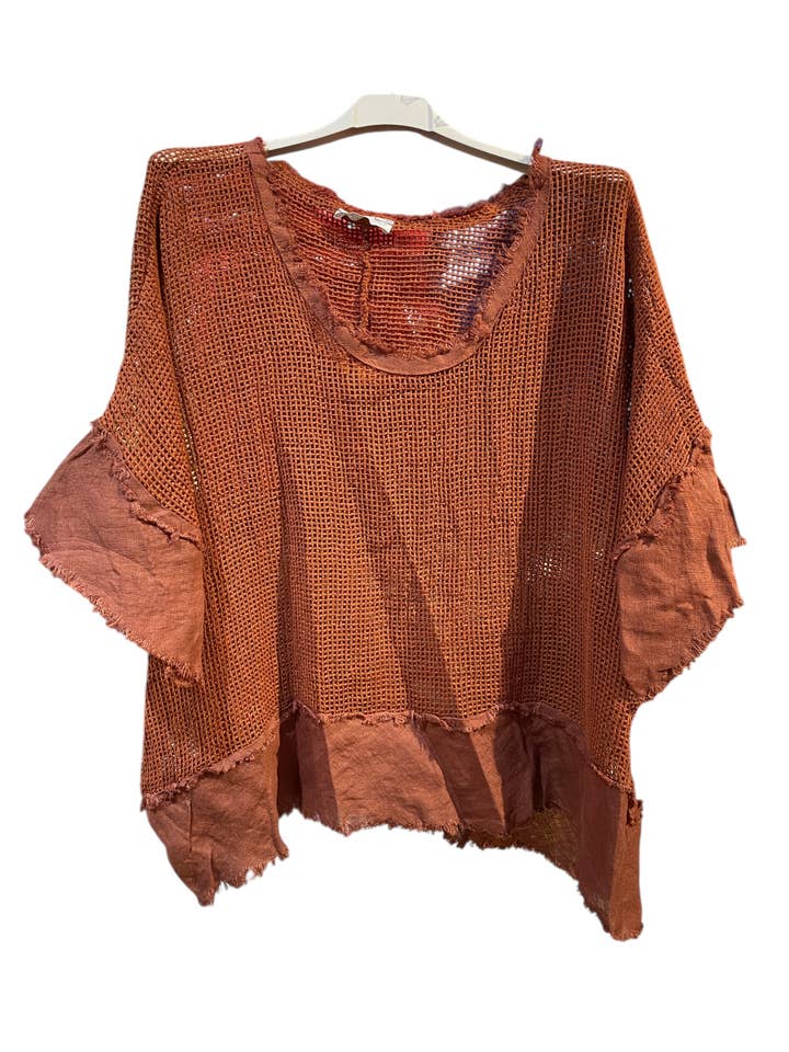 LINEN & COTTON HOUSE – Großhandel Bluse – Damen – TOP AUS BAUMWOLLSTRICK 23911 100 % BAUMWOLLE33