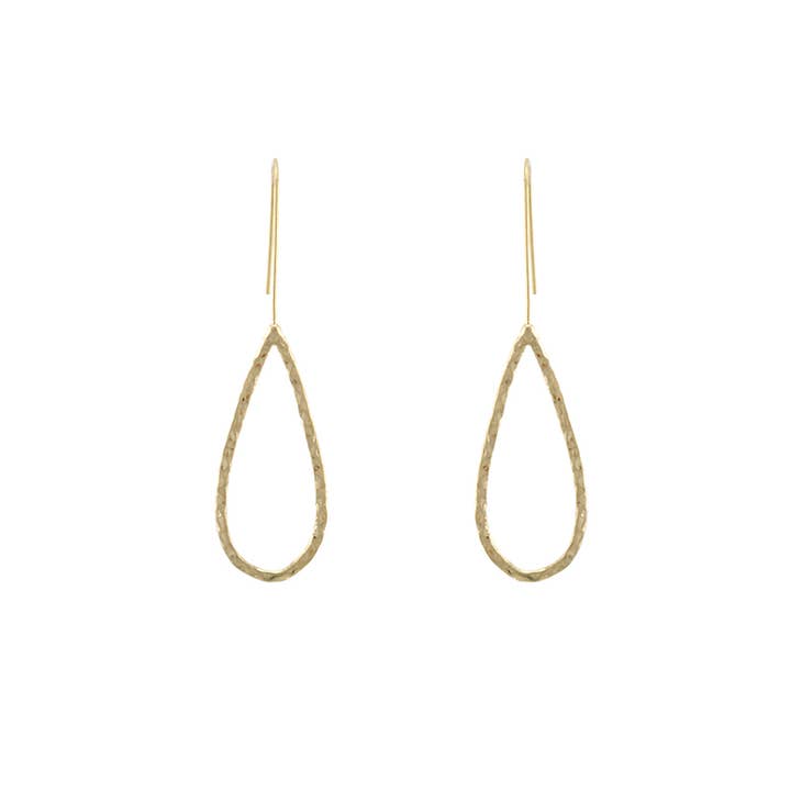 Oorbellen - Gouden traanvishaak voor wholesale door Flirt Jewelry