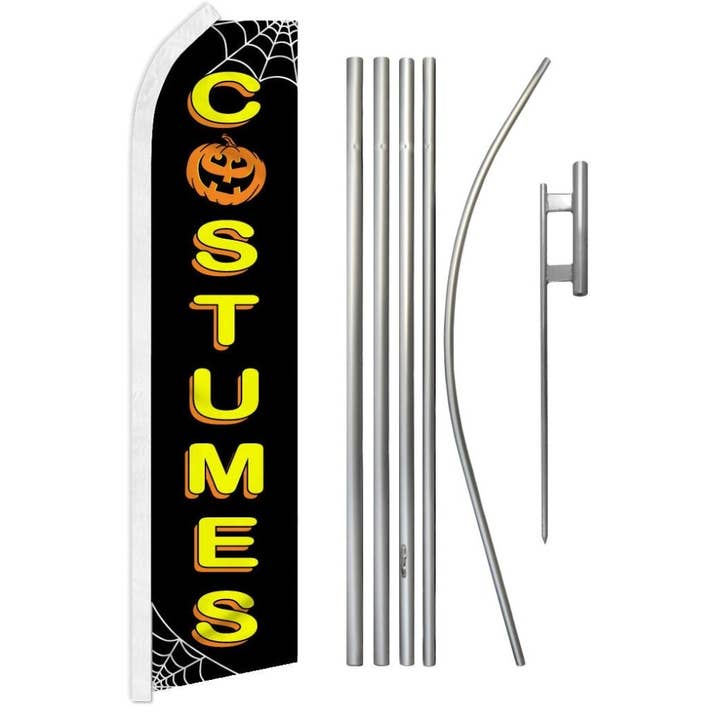Halloweenkostymer Super Flagga & Stång Kit för wholesale av Flags Importer