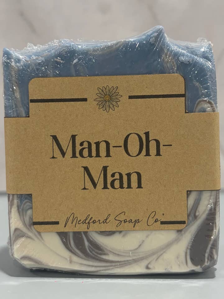 Man-Oh-Man for wholesale by Medford Soap Company