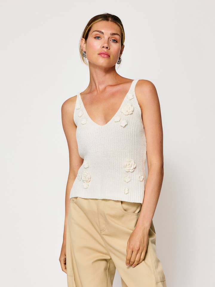 LARA ÆRMEFØR TOP for engroshandel hos Line & Dot