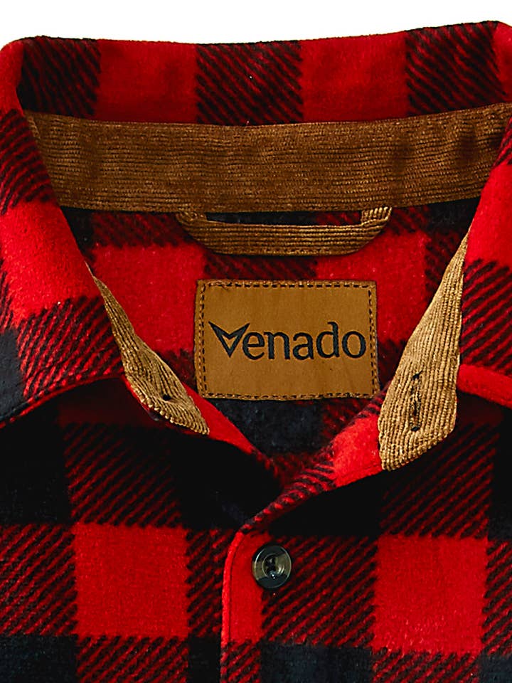 Venado – Großhandel Hemd mit Button-down-Kragen – Herren – Bonfire Fleecehemd19