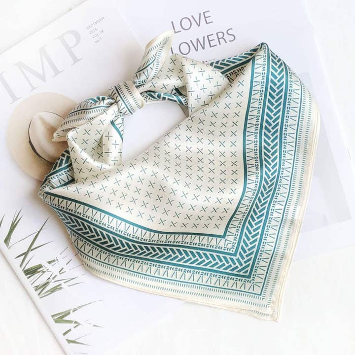 Minimalistisk Crosshatch 100% mulberry Silk Scarf/Silkeshalsduk/Silkeshalsduk/Silkeshalsduk/Mors dag gåvor/Väska tillbehör/Present till henne/För våren för wholesale av SueSilkHK