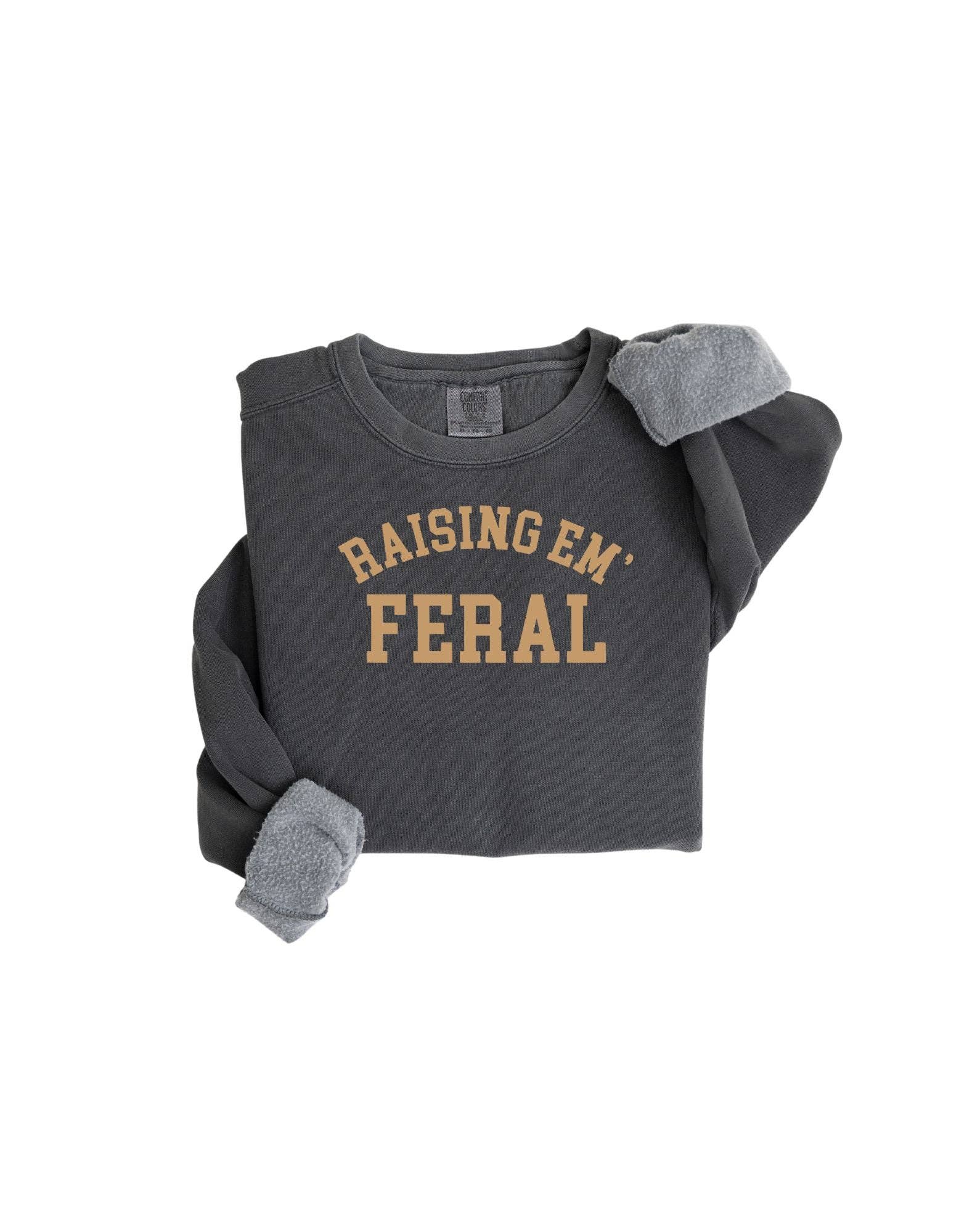 SBG Co. - Wholesale Graphic Sweatshirt - Women's - Raising Em' Feral Pullover3