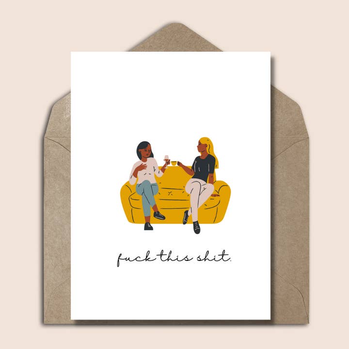 Grappige Anti-Valentijnsdag Kaart voor Vriendinnen voor wholesale door Studio Mo