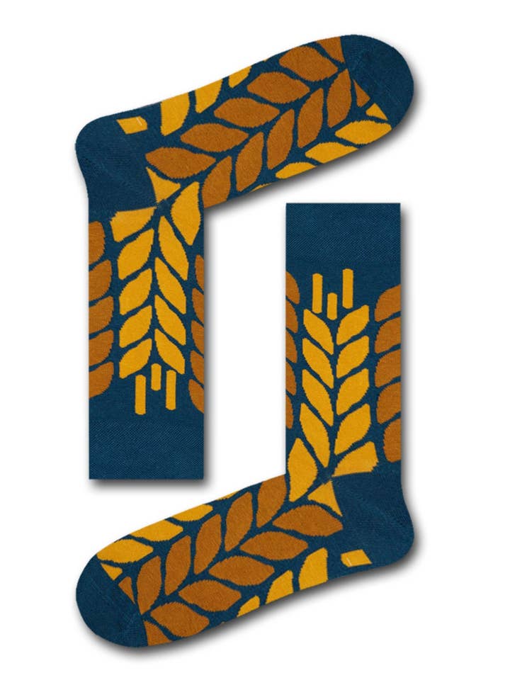 Chaussettes en blé/Chaussettes drôles/Chaussettes unisexes pour la vente par Socksbros LTD