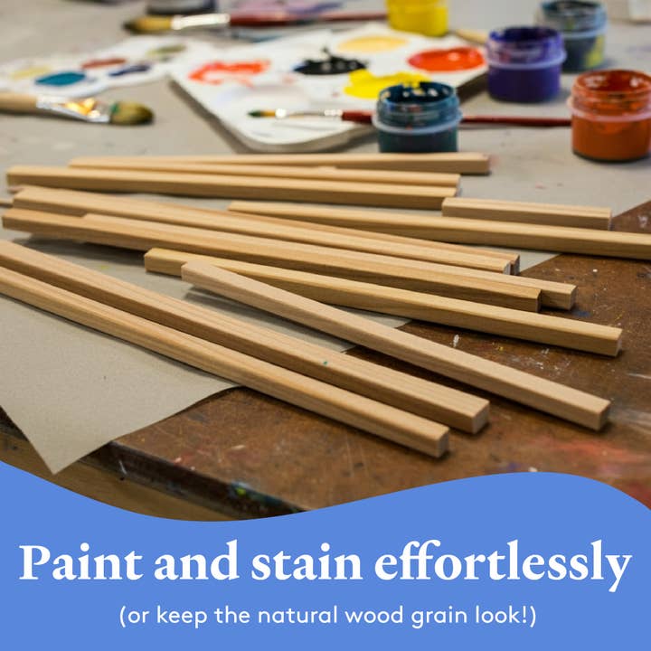 Woodpeckers Crafts - Wholesale DIY Craft Kit - Square Wooden Dowels4