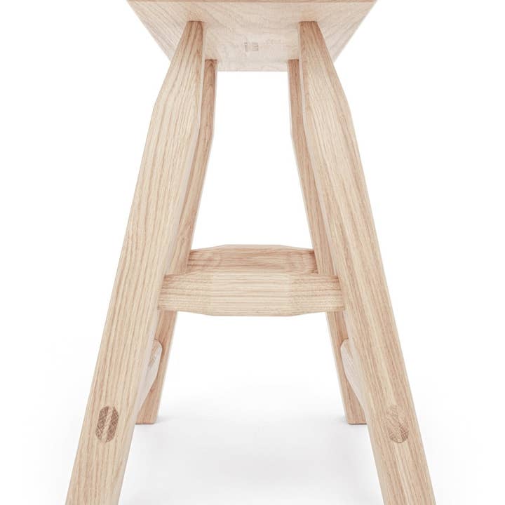 Anton Doll Holzmanufaktur - Wholesale Stool - Stool "Hans" made of oak refined in natural look3
