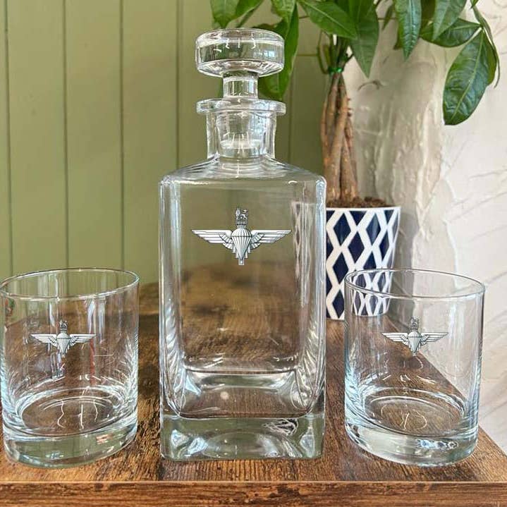 Parachute Regiment - Decanter (New King's Crown) for wholesale by Thecraftyblackdog