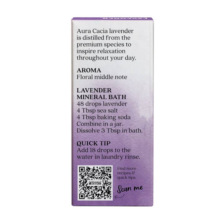 Aura Cacia - Wholesale Essential Oil - Lavender Essential Oil, 100% Pure Essential Oils, 0.5 Fl Oz5